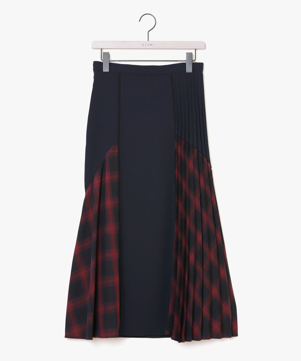 チェックプリーツスカート｜EZUMi(エズミ)公式通販｜履くだけでコンテンポラリーでリアティのあるロングスカート