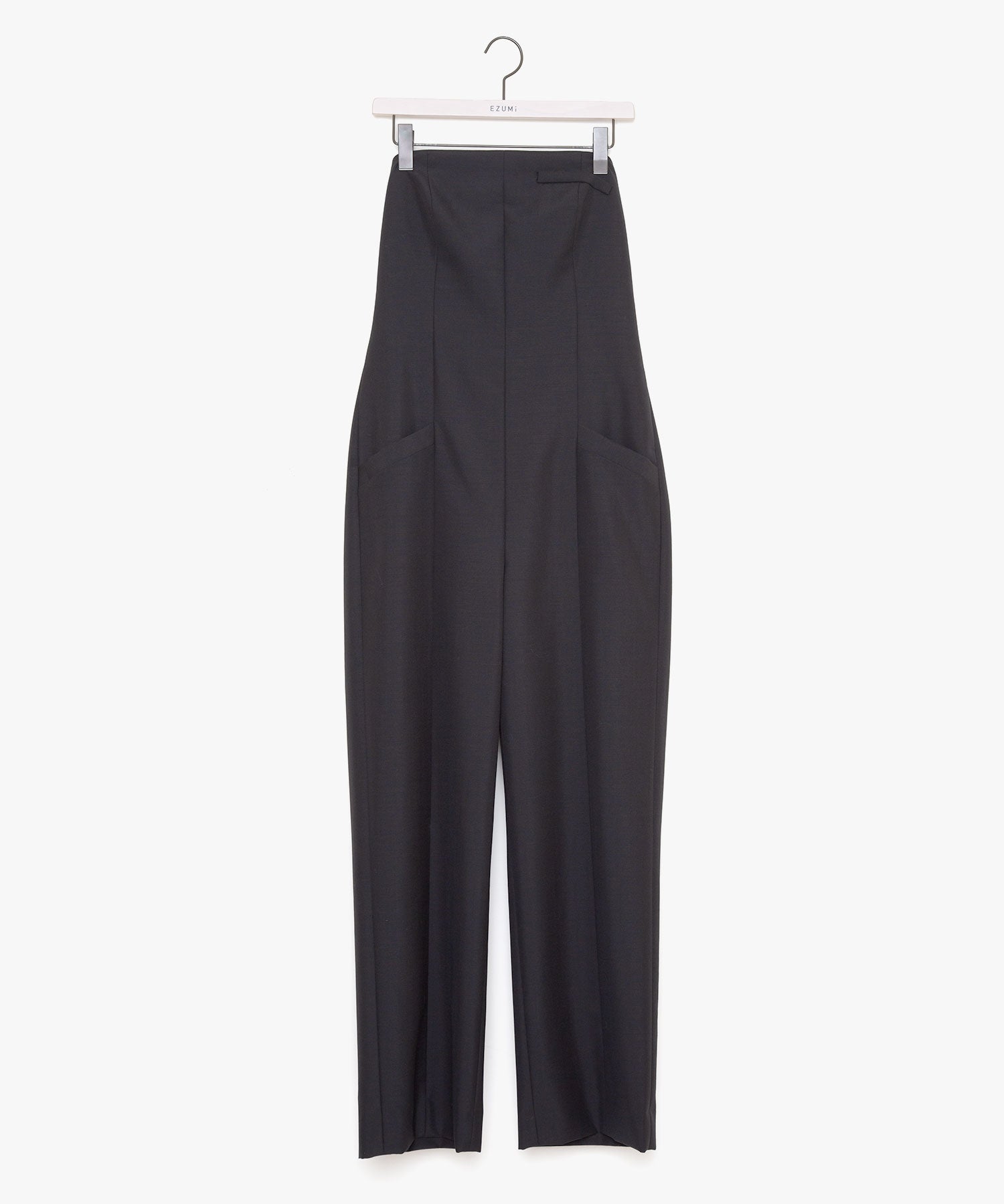 オータムセール♪ EZUMi ジャンプスーツ 試着対象】atelier SOMETHING STAND COLLAR JUMP SUIT/スタンドカラー