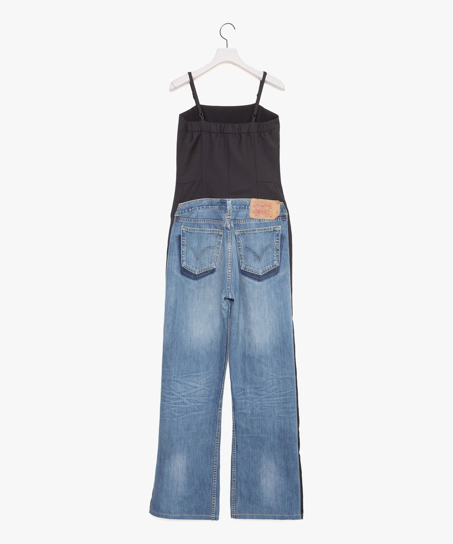 リメイクデニムテーラードジャンプスーツ – EZUMi