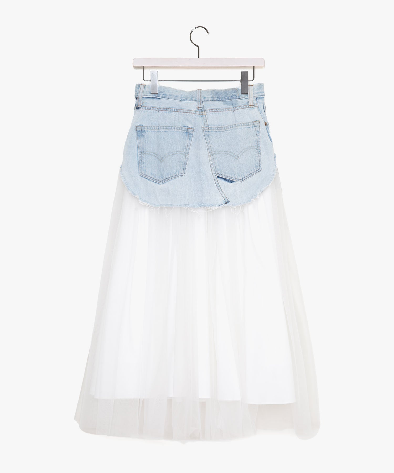 リメイクデニムチュールスカート – EZUMi